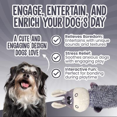 Show full view: Scoochie Pet Debbie Donkey Water Bottle Dog Chew Toy, 11-in slide 4 of 6