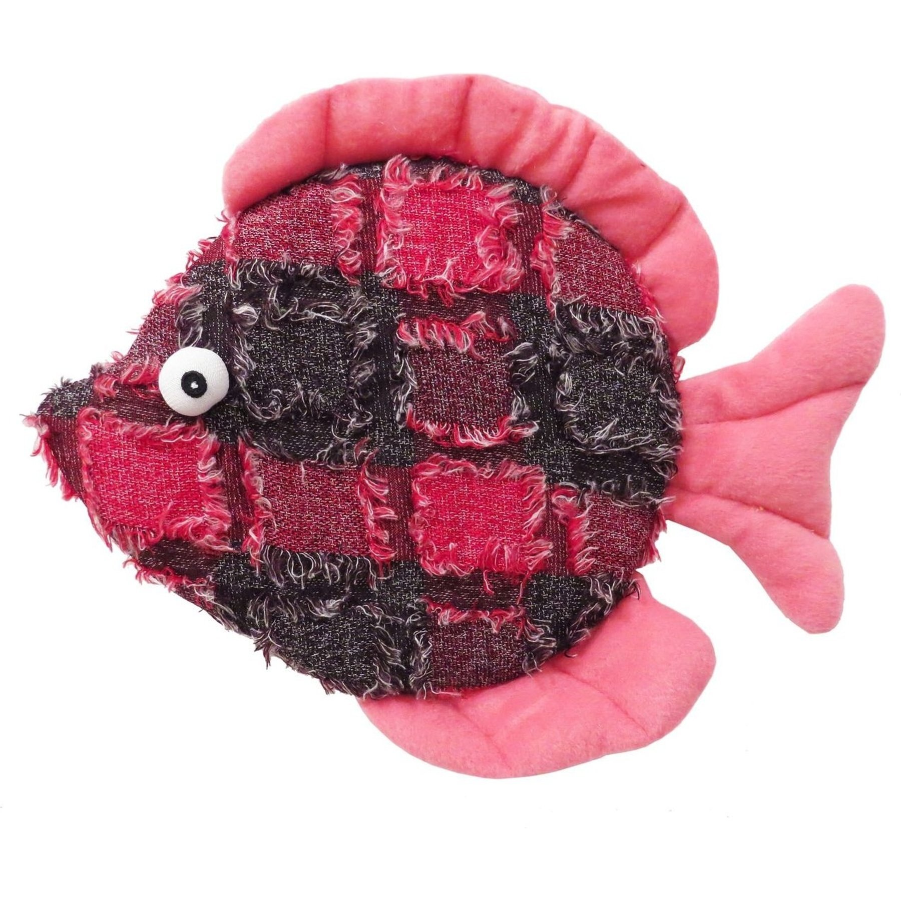Scoochie Pet Donna Discus Squeaky Dog Chew Toy, 10.5-in
