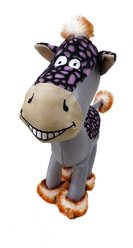 Scoochie Pet Joke A Dot Horse Squeaky Plush Dog Chew Toy, 12-in