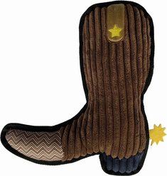 Scoochie Pet Line Dancin Boot Squeaky Dog Chew Toy, 12-in