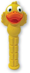 Scoochie Pet Premium Stuffed Latex Donna Duck Dog Chew Toy, 6.5-in