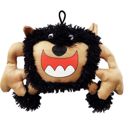 Scoochie Pet Scoochie Pet Scary Big Mouth Monster Squeaky Dog Chew Toy, 9-in
