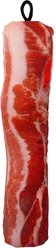 Scoochie Pet Scoochzilla Barbaras Bacon Squeaky Dog Chew Toy, 13-in