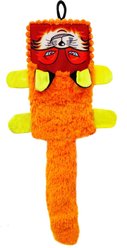 Scoochie Pet Squeaker Box Angry Kittys Squeaky Dog Chew Toy, 16-in