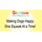 Show in main carousel: Scoochie Pet Super Scooch Braided Rope Dumbbell Squeaky Dog Tug Toy, Large slide 5 of 6