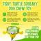 Show in main carousel: Scoochie Pet Tishy Turtle Squeaky Dog Chew Toy, 10.5-in slide 2 of 5