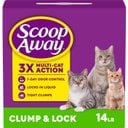 Scoop Away Clump & Lock Fresh Spring Air Scented Cat Litter, 14-lb box