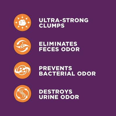 Show full view: Scoop Away Clump & Lock Scented Clumping Clay Cat Litter, 14-lb box, bundle of 3 slide 4 of 8