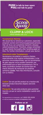 Show full view: Scoop Away Clump & Lock Scented Clumping Clay Cat Litter, 14-lb box, bundle of 3 slide 7 of 8