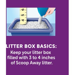 Scoop Away Meadow Fresh Scented Multi-Cat Odor Control Clumping Clay Cat Litter, 38-lb bag