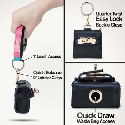 Show full view: Scotch & Co Mini Barkin Poop Bag Dispenser, Black slide 4 of 11