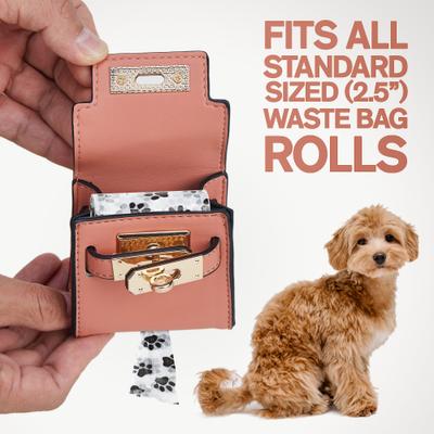 Show full view: Scotch & Co Mini Barkin Poop Bag Dispenser, Blush slide 5 of 11