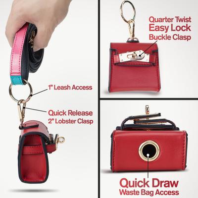 Show full view: Scotch & Co Mini Barkin Poop Bag Dispenser, Cherry Red slide 5 of 12