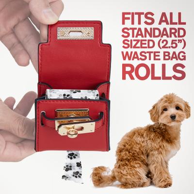 Show full view: Scotch & Co Mini Barkin Poop Bag Dispenser, Cherry Red slide 6 of 12