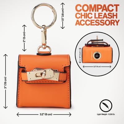 Show full view: Scotch & Co Mini Barkin Poop Bag Dispenser, Orange slide 4 of 12