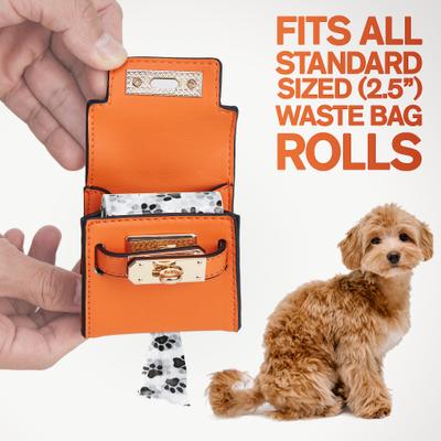 Show full view: Scotch & Co Mini Barkin Poop Bag Dispenser, Orange slide 6 of 12