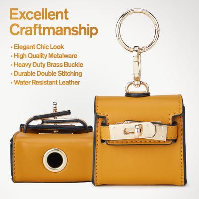 Show full view: Scotch & Co Mini Barkin Poop Bag Dispenser, Tan slide 3 of 12