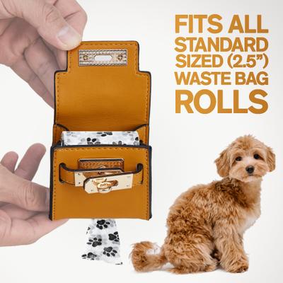 Show full view: Scotch & Co Mini Barkin Poop Bag Dispenser, Tan slide 6 of 12