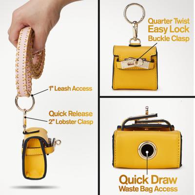 Show full view: Scotch & Co Mini Barkin Poop Bag Dispenser, Yellow slide 4 of 11