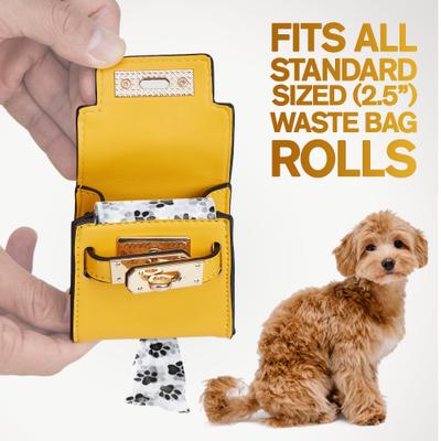 Show full view: Scotch & Co Mini Barkin Poop Bag Dispenser, Yellow slide 5 of 11