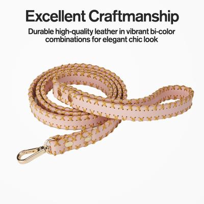 Show full view: Scotch & Co Pink/Gold Handcrafted Dog Leash slide 5 of 10