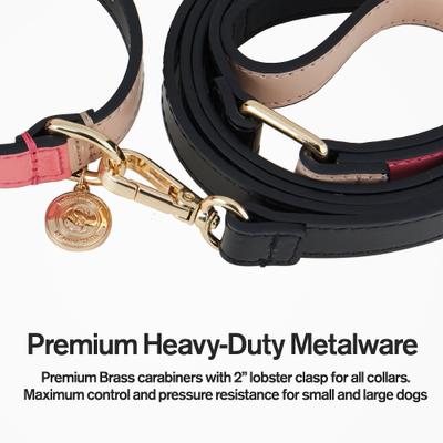 Show full view: Scotch & Co Pink/Tan Handcrafted Dog Leash slide 3 of 9