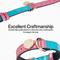 Show in main carousel: Scotch & Co Teal/Pink Handcrafted Standard Dog Collar, X-Small: 6.5 to 10-in neck, 0.8-in wide slide 5 of 11