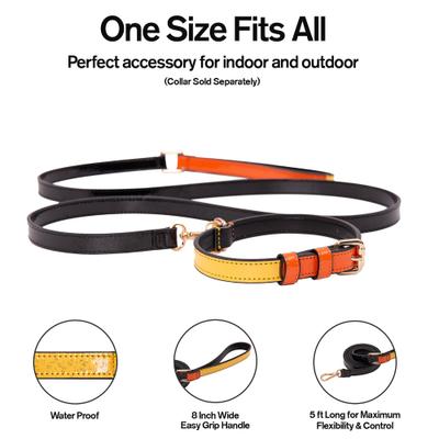 Show full view: Scotch & Co The Butterscotch Handcrafted Dog Leash slide 7 of 12