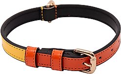 Scotch & Co The Butterscotch Handcrafted Standard Dog Collar, X-Small: 6.5 to 10-in neck, 0.8-in wide