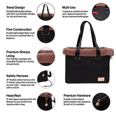 Show full view: Scotch & Co The Coco Dog & Cat Carrier Handbag slide 2 of 12