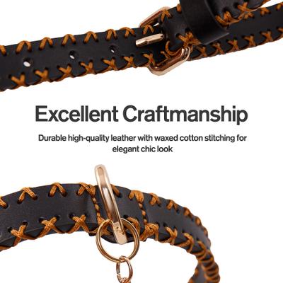 Show full view: Scotch & Co The Lola Handcrafted Standard Dog Collar, X-Small: 6.5 to 10-in neck, 0.8-in wide slide 5 of 9