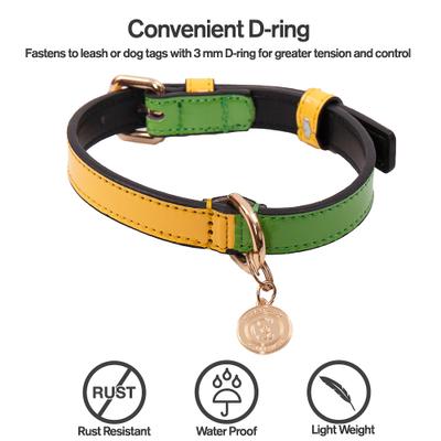 Show full view: Scotch & Co The Milo Handcrafted Standard Dog Collar, Medium: 12.5 to 16-in neck, 0.8-in wide slide 3 of 9