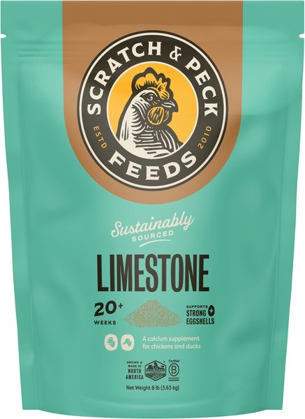 Show full view: Scratch and Peck Feeds Chicken & Duck Essential Calcium Supplement Limestone, 8-lb pouch slide 1 of 8