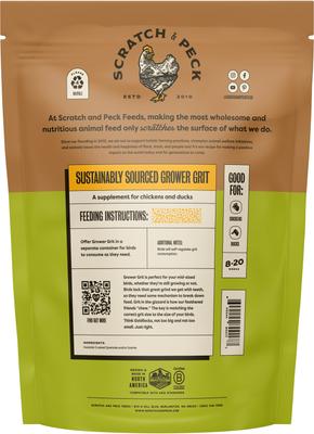 Show full view: Scratch and Peck Feeds Chicken & Duck Essential Supplement Grower Grit, 7-lb pouch slide 2 of 9