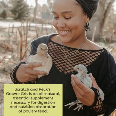 Show full view: Scratch and Peck Feeds Chicken & Duck Essential Supplement Grower Grit, 7-lb pouch slide 6 of 9