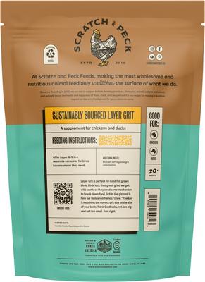Show full view: Scratch and Peck Feeds Chicken & Duck Essential Supplement Layer Grit, 7-lb pouch slide 2 of 9