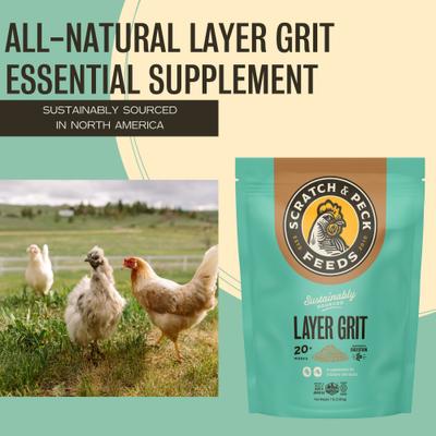 Show full view: Scratch and Peck Feeds Chicken & Duck Essential Supplement Layer Grit, 7-lb pouch slide 3 of 9