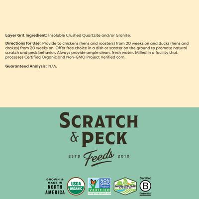 Show full view: Scratch and Peck Feeds Chicken & Duck Essential Supplement Layer Grit, 7-lb pouch slide 7 of 9