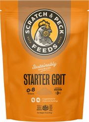 Scratch and Peck Feeds Chicken & Duck Essential Supplement Starter Grit, 7-lb pouch