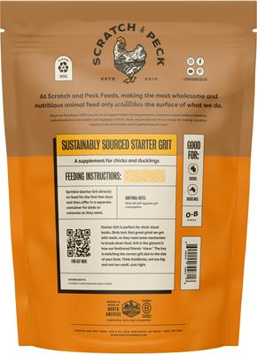 Show full view: Scratch and Peck Feeds Chicken & Duck Essential Supplement Starter Grit, 7-lb pouch slide 2 of 9