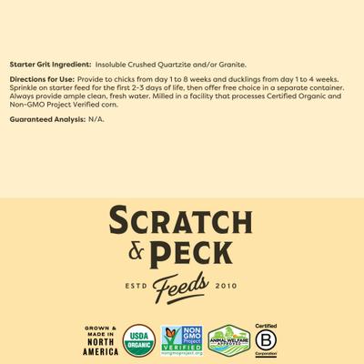Show full view: Scratch and Peck Feeds Chicken & Duck Essential Supplement Starter Grit, 7-lb pouch slide 7 of 9