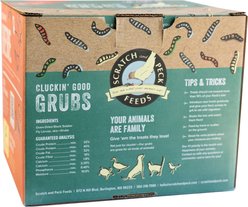 Scratch and Peck Feeds Chicken & Duck Supplemental Treat Dried Black Soldier Fly Larvae Grubs, 8-lb box slide 2 of 9