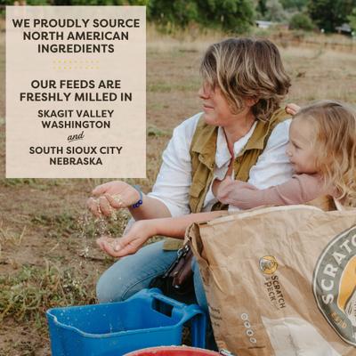 Show full view: Scratch and Peck Feeds Chicken & Duck Supplemental Treat Organic Scratch & Corn, 40-lb bag slide 7 of 10