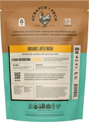 Scratch and Peck Feeds Organic Chicken & Duck Feed 16% Layer Mash, 10-lb bag slide 2 of 9