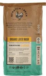 Scratch and Peck Feeds Organic Chicken & Duck Feed 16% Layer Mash, 40-lb bag slide 2 of 9