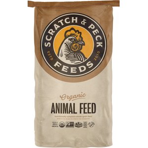 Scratch and Peck Feeds Organic Chicken & Duck Feed 16% Layer Mash & Corn, 40-lb bag