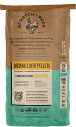 Scratch and Peck Feeds Organic Chicken & Duck Feed 16% Layer Pellets, 25-lb bag slide 2 of 9
