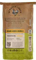 Scratch and Peck Feeds Organic Chicken & Duck Feed 17% Grower Crumbles, 25-lb bag slide 2 of 9