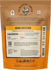 Scratch and Peck Feeds Organic Chicken & Duck Feed 20.5% Starter Mash, 10-lb bag slide 2 of 9