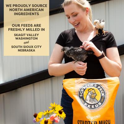 Show full view: Scratch and Peck Feeds Organic Chicken & Duck Feed 20.5% Starter Mash, 10-lb bag slide 6 of 9